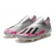 Zapatos de Fútbol adidas X 19+ FG Plata Negro Rosa