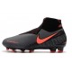 Nike Phantom Vision Elite DF FG Gris Oscuro/Mango Brillante/Negro