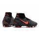 Nike Phantom Vision Elite DF FG Gris Oscuro/Mango Brillante/Negro