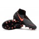 Nike Phantom Vision Elite DF FG Gris Oscuro/Mango Brillante/Negro
