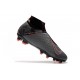 Nike Phantom Vision Elite DF FG Gris Oscuro/Mango Brillante/Negro