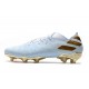 Bota Nuevo adidas Nemeziz 19.1 FG Agua Dorado metalizado Blanco