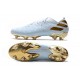 Bota Nuevo adidas Nemeziz 19.1 FG Agua Dorado metalizado Blanco