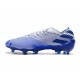 Bota Nuevo adidas Nemeziz 19.1 FG Azul Blanco