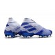 adidas Tacos de Futbol Nemeziz 19+ FG - Blanco Azul