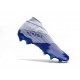adidas Tacos de Futbol Nemeziz 19+ FG - Blanco Azul