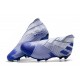 adidas Tacos de Futbol Nemeziz 19+ FG - Blanco Azul