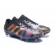 Botas de fútbol para Hombre Adidas Nemeziz 17+ 360 Agility FG Messi Negro Oro Azul