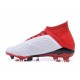 Botas de fútbol Adidas Predator 18.1 FG Blanco Negro Rojo