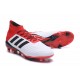 Botas de fútbol Adidas Predator 18.1 FG Blanco Negro Rojo