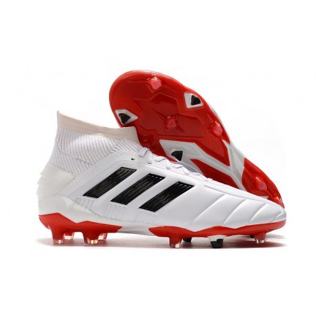 Botas de fútbol Zapatillas de fútbol adidas Predator Mania 19.1 FG ADV Blanco