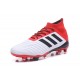 Botas de fútbol Adidas Predator 18.1 FG Blanco Negro Rojo