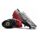 Nike Mercurial Vapor 13 Elite SG-PRO AC Neymar Cromado Negro Rojo Platino