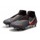 Nike Phantom Vision DF Elite SG Pro AC Gris Oscuro Mango Brillante Negro