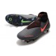 Nike Phantom Vision DF Elite SG Pro AC Gris Oscuro Mango Brillante Negro
