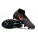 Nike Phantom Vision DF Elite SG Pro AC Gris Oscuro Mango Brillante Negro