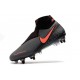 Nike Phantom Vision DF Elite SG Pro AC Gris Oscuro Mango Brillante Negro