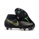 Nike Phantom Vision DF Elite SG Pro AC Negro Amarillo Fluorescente