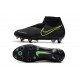 Nike Phantom Vision DF Elite SG Pro AC Negro Amarillo Fluorescente