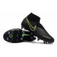 Nike Phantom Vision DF Elite SG Pro AC Negro Amarillo Fluorescente