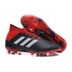 Botas de fútbol Adidas Predator 18.1 FG Para Hombre Negro Rojo Blanco