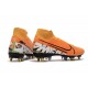 Nike Mercurial Superfly VII Elite SG-Pro AC Traction Naranja Blanco