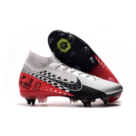 Nike Mercurial Superfly VII Elite SG-Pro AC Neymar Cromado Negro Rojo