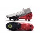 Nike Mercurial Superfly VII Elite SG-Pro AC Neymar Cromado Negro Rojo