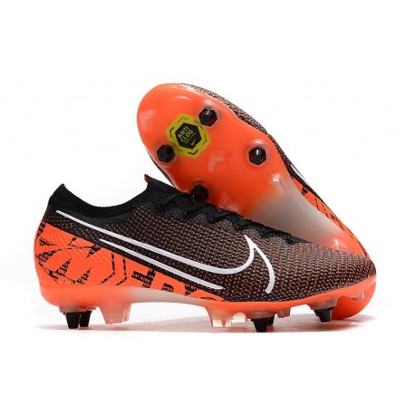 Zapatillas Nike Mercurial Vapor 13 Elite SG-PRO AC Negro Blanco Crimson