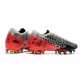 Nike Mercurial Vapor 13 Elite AG Pro Neymar Cromado Negro Rojo Platino
