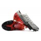 Nike Mercurial Vapor 13 Elite AG Pro Neymar Cromado Negro Rojo Platino