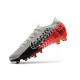 Nike Mercurial Vapor 13 Elite AG Pro Neymar Cromado Negro Rojo Platino