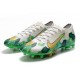 Nike Mercurial Vapor 13 Elite AG Pro Mbappe Gris Dorado Metalizado Verde