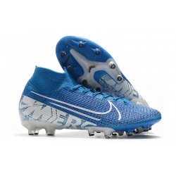 Nike Mercurial Superfly 7 Elite AG-Pro New Lights Azul Blanco