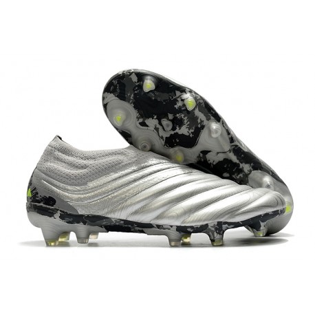 adidas Copa 20+ FG Botas de fútbol - Plata Amarillo