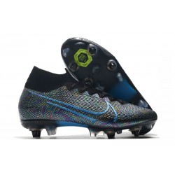 Nike Mercurial Superfly VII Elite SG-Pro AC Traction Negro Azul