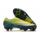 Zapatillas Nike Mercurial Vapor 13 Elite SG-PRO AC Lemon Venom Negro Verde