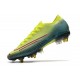 Zapatillas Nike Mercurial Vapor 13 Elite SG-PRO AC Lemon Venom Negro Verde