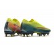 Zapatillas Nike Mercurial Vapor 13 Elite SG-PRO AC Lemon Venom Negro Verde