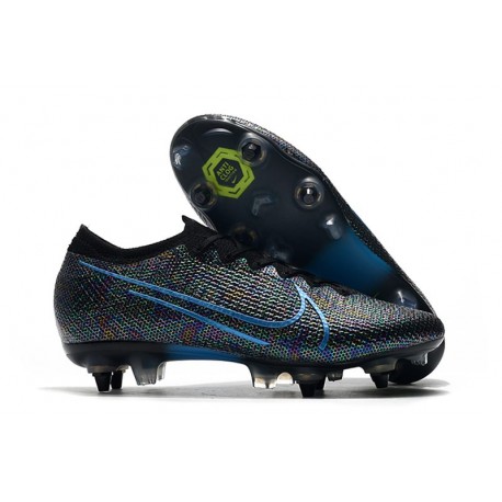 Zapatillas Nike Mercurial Vapor 13 Elite SG-PRO AC Negro Azul