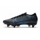 Zapatillas Nike Mercurial Vapor 13 Elite SG-PRO AC Negro Azul