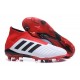 Nuevo Botas de fútbol Adidas Predator 18+ FG Blanco Negro Rojo