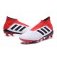 Nuevo Botas de fútbol Adidas Predator 18+ FG Blanco Negro Rojo