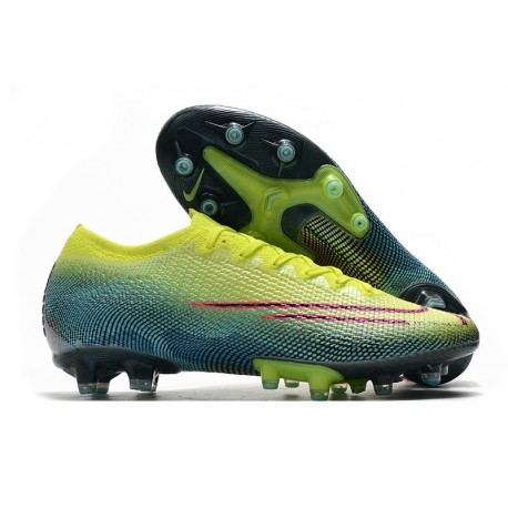 Nike Mercurial Vapor 13 Elite AG Pro Lemon Venom Negro Verde