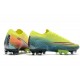 Nike Mercurial Vapor 13 Elite AG Pro Lemon Venom Negro Verde