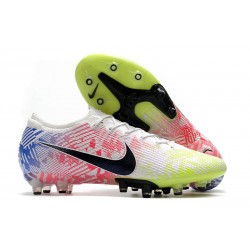 Nike Mercurial Vapor 13 Elite AG Pro Neymar Blanco Negro Azul Racer Volt