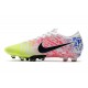 Nike Mercurial Vapor 13 Elite AG Pro Neymar Blanco Negro Azul Racer Volt