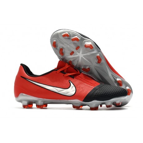 Zapatillas Futbol Nike Phantom Vnm Elite FG Láser Crimson Plata Negro