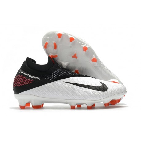 Zapatillas Nike Phantom VSN 2 Elite DF FG -Blanco Negro Laser Crimson