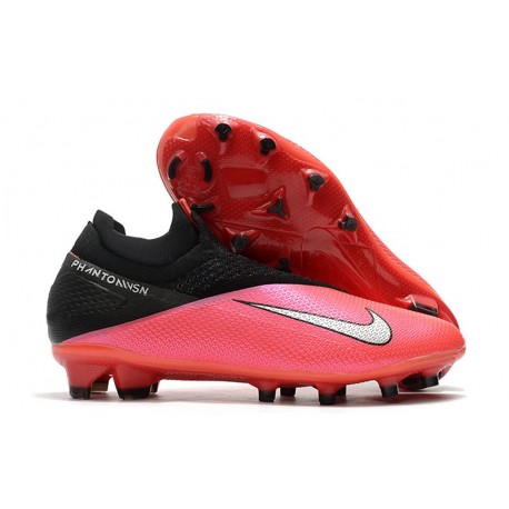 Zapatillas Nike Phantom VSN 2 Elite DF FG -Laser Crimson Plata Negro